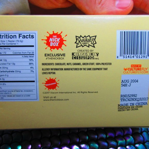 Rugrats Reptar Bar Plush Toy Culturefly Nick Box EXCLUSIVE FALL 2017 - Picture 4 of 11